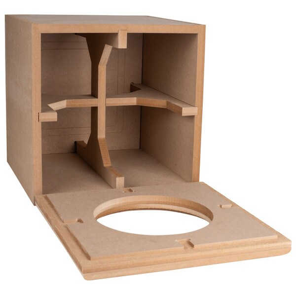 Main product image for Knock-Down MDF 1.5 ft³ Subwoofer Cabinet for 10" Subwoofers300-5020